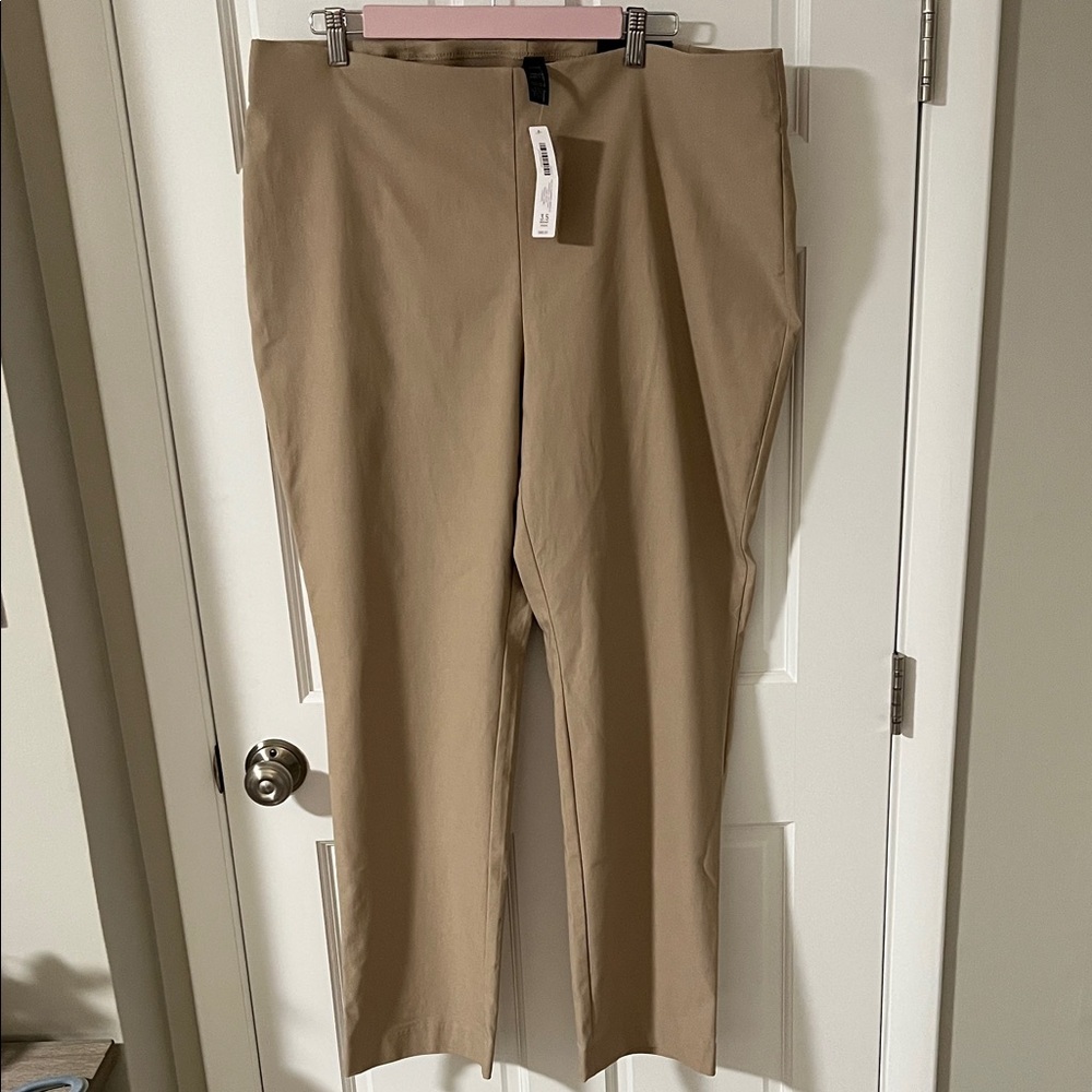 Chico's Straight Leg Pants in Taupe